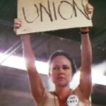 Juliette Lewis Instagram - #STRIKE it up #sagaftrastrong Tone def shareholders. There is a revolution on. #workersrights #wgastrong #unions #IATSE