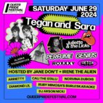Juliette Lewis Instagram - FESTIVAL ANNOUNCEMENT @queerpridefestival ⚡️⚡️🌈🦄🏳️‍🌈⚡️⚡️🎉🥳👏 Seattle! We’re coming for ya! June 29th with the amazing @teganandsara for @thequeerbar Pride Fest! Tickets in the bio they’re going fast!