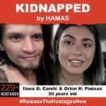 Juliette Lewis Instagram - #Releasethehostagesnow On October 7th, Ilana Camhi and Orion Padoux were stolen from their families when Hamas terrorists invaded Israel. Ilana and Orion are two of over 229 hostages being held captive in Gaza in unknown conditions for over three weeks. They should be home with their families. Release Ilana and Orion now! #ReleaseTheHostagesNow #NoHostageLeftBehind To see photos of all of the hostages and to share a poster yourself, please visit @kidnappedfromisrael