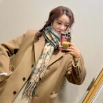 Jun Hyo-seong Instagram - 베이지 브라운 카멜 💛🧡🤎