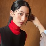 Jung Da-bin Instagram – Singles behind ✨🌌🍷💄