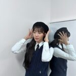 Jung Eun-ji Instagram - School l👀k #클라우드트레일