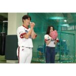 Jung Ryeo-won Instagram - . 오늘 쪽집게 강의 해주신 박치국 선수님, 이병헌 선수님 고생많으셨습니다. 좋은추억 감사해요🫣🫡 #승리요정꿈나무