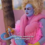 Juno Birch Instagram - I’m back in the @trixiemotel messin stuff up! 👽🦩💕 tune in 1st June for Trixie Motel: Drag me Home on max!