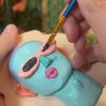 Juno Birch Instagram – I’m sculpting again 👽💕
