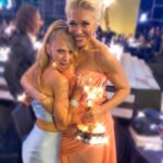 Juno Temple Instagram - My darling Hannah, women don’t always have to be pitted against each other. In fact, it gets really boring. I am so delighted with the friendship we have shared in peoples living rooms and am deeply grateful for our extraordinary friendship we have forever. I am profoundly proud of you, my Emmy winning, inspirational, glorious, f*~king fit dear friend 🦋❤️‍🔥
