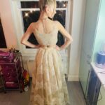 Juno Temple Instagram – Thank you to @giorgioarmani ✨ and thank you @pomellato @jessica_mccormack @messikajewelry for the glittery jewelry 🦋 and thank you to my awesome angel @nickyaustin_mua for creating this wonderful look!! ❤️‍🔥 #tedlasso #criticschoiceawards