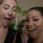 Jurnee Smollett Instagram - Blue light special…we took a party bus to the @academymuseum gala! Epic times. Thanks to @nicolasghesquiere @magpiejd @joeycantu and my entire @louisvuitton for making our night so epic. SWIPE TO BE BLESSED BY THE ICON THAT IS @dianaross!!!!