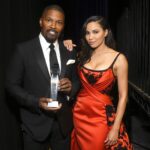 Jurnee Smollett Instagram - Willie and Mame got cleaned up 🤓 🤪. Happy birthday Willie, aka one of the greatest to ever do it @iamjamiefoxx! Congrats again for receiving the Vanguard award. Yall help me send bday love to the goat!! 🥇 of 🥇#happybirthday #goat #theburialmovie #jamiefoxx