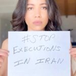 Jurnee Smollett Instagram - My beautiful friend @lilyinapad is doing some incredible work please help spread the word about the horrors currently happening to so many brave souls in Iran. #rp @lilyinapad Grab a pen and paper. Write #stopexecutionsiniran and post it. Thousands of innocent protestors are in prisons. And some have already been executed. Many more are in danger of being executed. Innocent women and men are being tortured in these prisons. They are getting prison sentences for wanting basic freedom. For protesting a barbaric dictatorship. Don’t let the struggle of Iranians become normalized. Give them your voice. THANK YOU TO EVERYONE WHO MADE THIS CAMPAIGN COME TO LIFE. LETS KEEP IT GOING. Please stand up with us. Stand with Iranian people. THIS IS NOT A PROTEST ITS A REVOLUTION. And it ends with getting rid of the barbaric Islamic Regime and a FREE IRAN. PS-EVERYONE WHO SENDS ME A PICTURE I WILL SHARE TO MY STORIES. #stopexecutionsiniran And thank you to @hollywoodreporter for spreading awareness and helping to support the people of Iran.