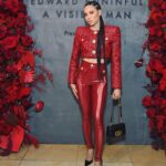Jurnee Smollett Instagram – So much fun celebrating the genius that is @edward_enninful the other night. His new book #AVisibleMan is absolutely stunning and inspiring. He is a true trailblazer. So proud of the fam @michaelbjordan @stormreid for always killing the game. Love seeing our beautiful people shine. 

Styling @mandelkorn 
Fit @raisavanessa
Shoes @hardot_official
Bag @dior
Earrings @_katkim @bondeyejewelry 
Hair @marciahamilton 
Makeup @makeupbyjmonroy
