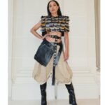 Jurnee Smollett Instagram - ✨ @louisvuitton✨ by the genius @nicolasghesquiere #PFW Styling @mandelkorn Makeup @makeupvincent Hair @mitchellcantrellbeauty