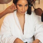 Jurnee Smollett Instagram - @jurneesmollett pregamed the @louisvuitton Spring 2024 show with a Beyoncé playlist and hot lemon water. In attendance, she wore a windbreaker-esque sleeveless jacket complete with a hood, juxtaposed with high-waisted fire-engine-red skinny pants, and topped it all off with a link-belt of exaggerated proportions across her midriff. “He finds a way within his silhouettes to create such a dance between the energies of the feminine and the masculine,” she muses about Louis Vuitton’s Creative Director @nicolasghesquiere. At the link in bio (or at coveteur.com), we get ready with Jurnee in her Paris hotel moments before the big show. Photographer: @artofv Writer: @camille_freestone Creative Producer: @talunzeitoun Stylist: @mandelkorn Hair Stylist: @naivashaintl Makeup Artist: @makeupvincent Location: @lebristolparis #LouisVuitton #JurneeSmollett