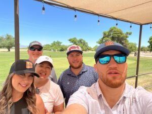 Justin Gaethje Instagram - Golfing with the Griswolds yesterday on my home course. Had to show the Gaethje clan who the best golfer in the fam is with an 83 ⛳️