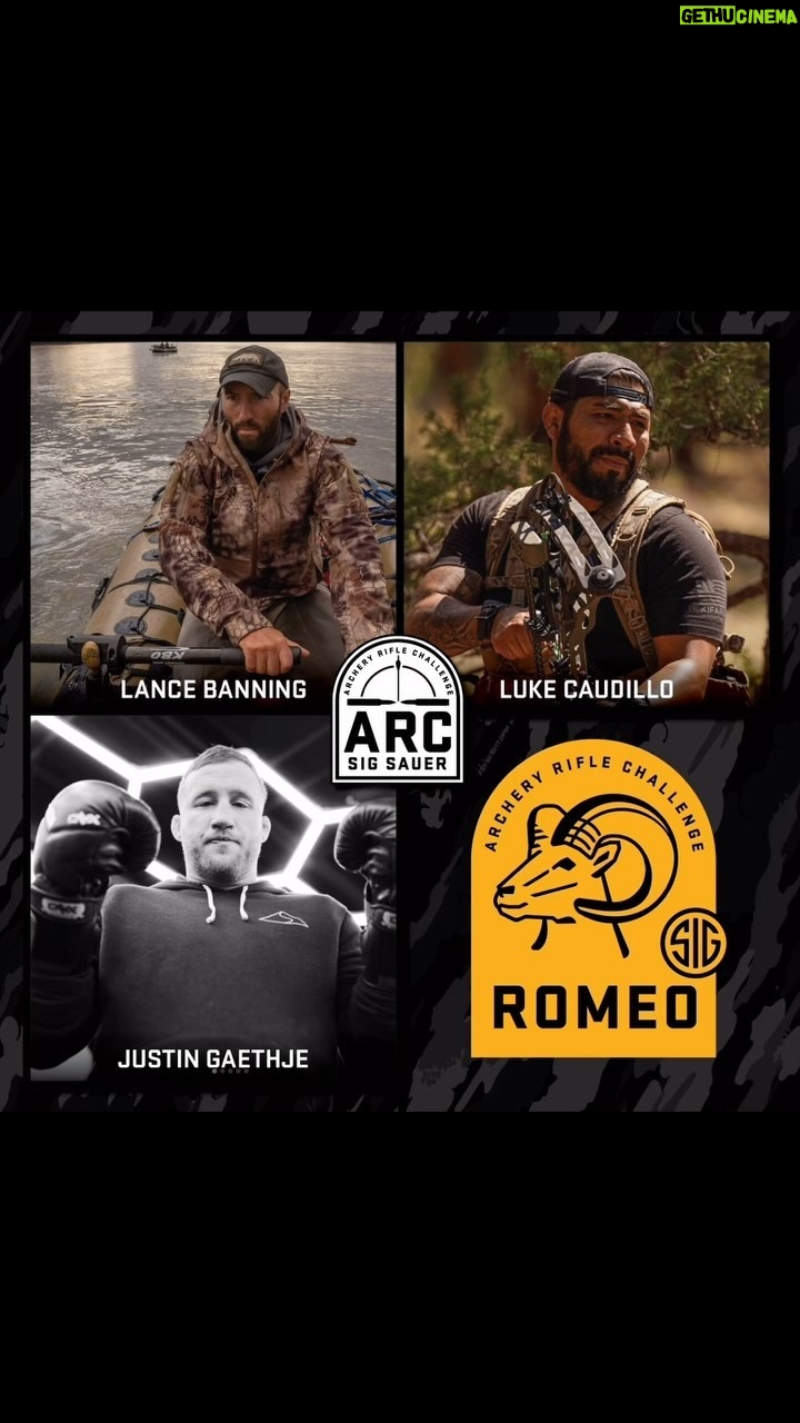 Justin Gaethje Instagram - We are excited to be apart of another @sigsauerinc event ARC this year in Montana sounds like this event is gonna be badass once again why wouldn’t it be if you know sig Sauer putting it on! Make sure to follow along as we start training for this event! Check out @lance_banning @justin_gaethje @gladiators_unleashed #arc #sigsauer #gladiatorsunleashed