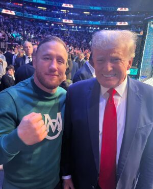 Justin Gaethje Instagram - @realdonaldtrump #ufc295  #trump