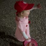 Justin Gaethje Instagram - My nieces are the best. I got to trick or treat with them and the family this year. You are not scaring her with a skeleton.