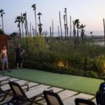 Justin Gaethje Instagram - Arrived in AZ for fight week today. Couple days to settle in. Undefeated on the Bocci court today 🔥 @manorretreats
