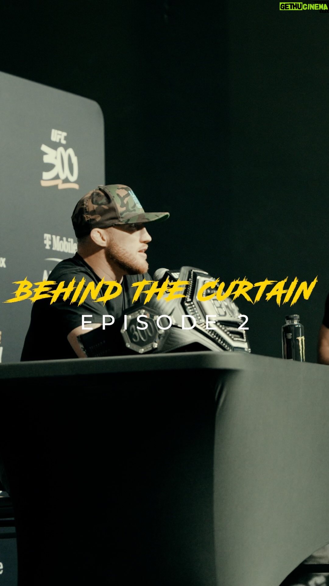 Justin Gaethje Instagram - Behind The Curtain episode 2 is live now on my OF and YouTube. I have really learned to enjoy the process leading up to the fight. Thank you for following along and encouraging me to put it on the line 👊 Follow the link in my bio and check it out. 🎥 @eyevisualize #ufc #ufc300
