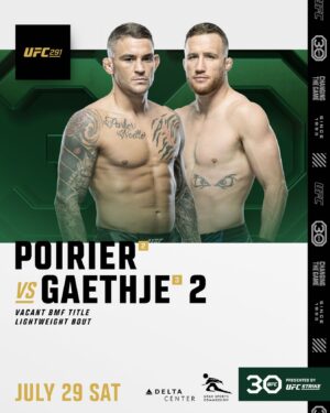 Justin Gaethje Instagram - #ufc291 🎯 #saltlakecity @ufc