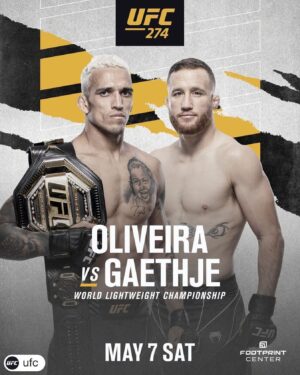 Justin Gaethje Instagram - #ufc274 @footprintcntr 📍PHOENIX ARIZONA. What a magical night this will be. 90,700 minutes ⏱