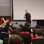 Justin Gaethje Instagram - Thank you @cubuffsfootball for the opportunity to talk to the team. Always good to be in a room full of young hungry athletes. Been a while since I felt this small in a group of people 😂