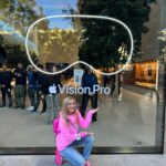 Justine Ezarik Instagram - Vision Pro launch at The Grove !
