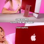 Justine Ezarik Instagram – 3 Reasons Why I love the new M3 iMac….

1. Awesome Design – The M3 iMac maintains its slim profile and comes in a variety of colors (of course PINK is my favorite), which of course makes it a visually appealing addition to any room— not just a home office. The design is not just about looks; it’s also practical, with a small footprint that fits well in different environments.

2. Easy Setup & Beautiful Display – The setup process is so dang fast and easy thanks to the magnetic power cord and automatic Bluetooth pairing for the keyboard and mouse. And then once you’re in the 4.5K Retina display hits you in the face with sharp, vibrant visuals. I just want to sit and look at it all day…

3. Insane Performance – And of course at the heart of the iMac is Apple’s brand new M3 chip, which delivers improved performance over its predecessor, and since the previous version of the iMac only had the M1.. this iMac is getting a huge upgrade. So it can handle pretty much anything, from everyday computing to more demanding applications, without lag or slowdown.

BONUS POINTS!!!

– The built-in 1080p FaceTime camera and six-speaker sound system look and sound great. Perfect for meetings or streaming! 

– You can upgrade to a Magic Keyboard with Touch ID and a Magic Trackpad. Nice. 

– This probably should have been number 1 but the new iMac starts at just $1,299. Kinda crazy. 

Overall, the new M3 iMac stands out for its combination of design, ease of use, and performance, making it a solid choice for both personal and professional use. #NewiMac #M3Chip #AppleiMac