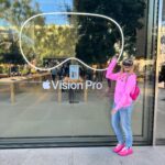 Justine Ezarik Instagram - Vision Pro launch at The Grove !