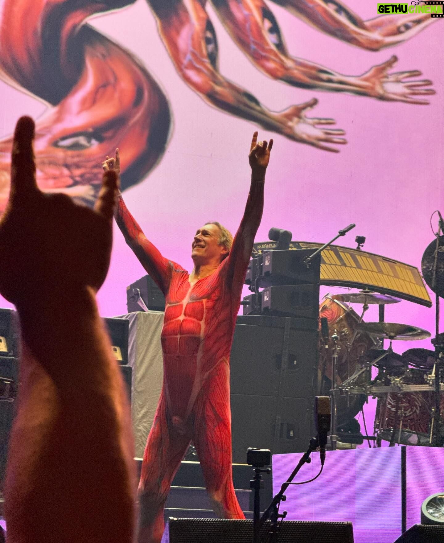Justine Ezarik Instagram - Had so much fun at the LA @toolmusic show last night! I think this was my 11th one! Fun fact, Tool has been a huge inspiration in my life from an early age I had also always loved their music because it was so different and complex. I was obsessed with their visuals in high school and looked up to @adamjones_tv’s art and creative direction which ultimately led me into exploring video making. I didn’t have anything to film so I’d make little clay figures in art class and try to film and animate them like their music videos. That didn’t go well, but I discovered Flash and that was so much fun.. that took me into web development and then somewhere along the way I came back to video and have always loved the ability to use it for storytelling. Back in 2018 after an uncomfortable encounter and feeling pretty low all together.. I wanted to start training martial arts. I had always heard Maynard @iamthebriefcase talk about how incredible Jiu Jitsu was and so I gave that a shot! Even though Covid and injuries have set me back me back many times.. it’s truly something that has changed my life for the better time and time again. He also just got his black belt which is super cool!! 🙏🏻 🥋 I’ve also always wanted to play the drums because of @dannycarey_tool but I’ve run out of time for hobbies 😂 Thanks to my sister @jennaezarik who is a forced fan by proxy. She’s been to at least 5 shows and knows a few words to some songs hahaha. She also used to have to listen to my guitar phase in life trying to learn all the intros to Tool’s songs. Our rooms were right next to each other growing up so you can only imagine what an ear full THAT WAS!!
