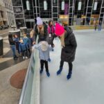 Justine Ezarik Instagram - Fun lil family trip to Pittsburgh! Visited the Philips Conservatory to see the flowers and lights.. the child wasn’t very entertained 😂 then we tried ice skating but she quit and said “I’m going to go back when I’m good at it” hahahaha I’m gonna adopt that motto into 2024 😂