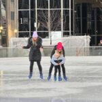Justine Ezarik Instagram - Fun lil family trip to Pittsburgh! Visited the Philips Conservatory to see the flowers and lights.. the child wasn’t very entertained 😂 then we tried ice skating but she quit and said “I’m going to go back when I’m good at it” hahahaha I’m gonna adopt that motto into 2024 😂