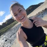 Justine Ezarik Instagram - Who else is DEVOURING the new @taylorswift album??!! If so what’s your fav track??! I’m still trying to figure out my favs. Obv fortnight has been in heavy rotation, with down bad, and tortured poets department and so long London. I went for a long run for my first listen ☺️ I haven’t run in months because I wanted to focus my energy on jiu jitsu so wasn’t even sure how far I could make it.. but 5 miles on the beach with Taylor felt like a ☁️ 😂 I missed it so much and couldn’t have asked for a better scenery 🩵🌊