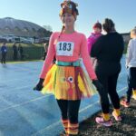 Justine Ezarik Instagram - Love a morning turkey trot! This year we got my little niece in on the action and she made it almost to the end but wanted to quit! No way we were letting that happen… She did cross the finish line herself though 🏃🏼‍♀️💨 Happy Thanksgiving everyone!! 🤎🦃