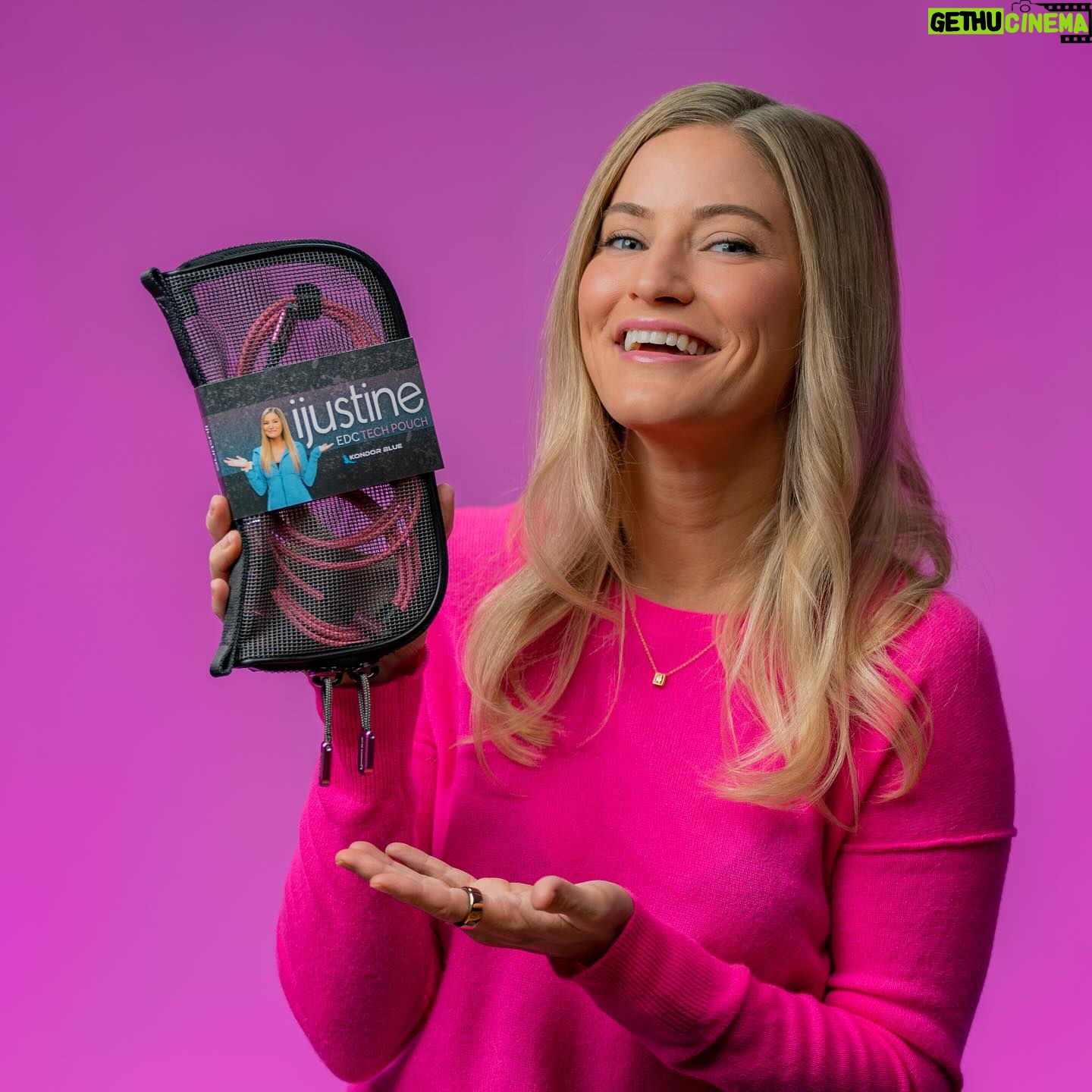 Justine Ezarik Instagram - 30% off pink ijustine cables and EDC bag! Happy Cyber Monday!!! LINK IN BIO!!! @kondorblue