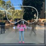 Justine Ezarik Instagram - Vision Pro launch at The Grove !