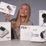 Justine Ezarik Instagram - New year, new gear! Stoked for this new fresh @rodemic setup in my gaming room! Also, who misses our @samebrain podcast?! Emoji raise your hand if you want us to bring it back.. hehe 🎤🙋🏼‍♀️