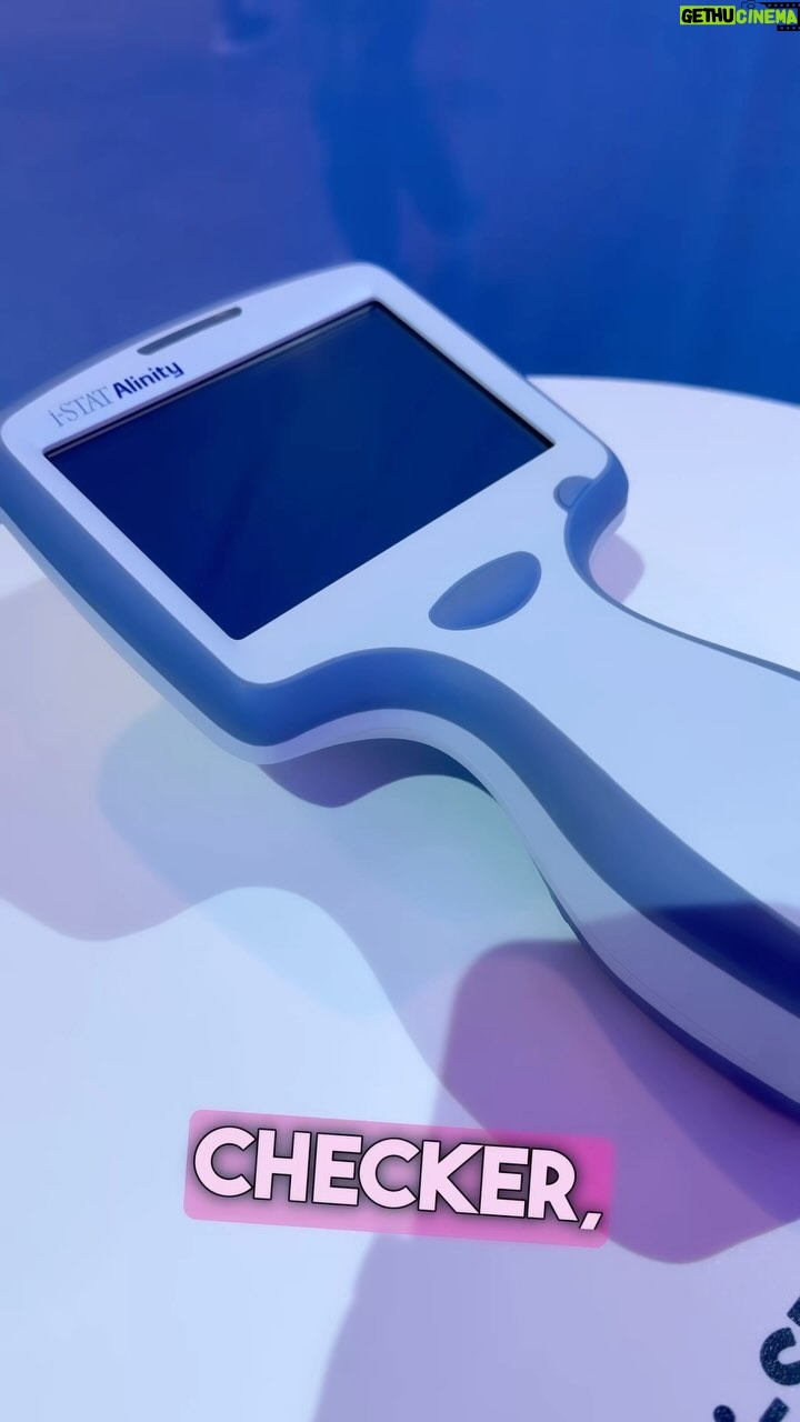 Justine Ezarik Instagram - Concussion tech! This is the first of its kind to be able to detect if you have a concussion via a simple blood test! I love the health tech advancements here at #CES2024! @abbottglobal