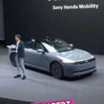 Justine Ezarik Instagram – This was such a cool entrance! Now, you won’t actually be able to drive this with a PS5 controller in the production model, but it was really cool to see a CES demo at the Sony press conference! 

#CES2024 #CES #Sony @sony @honda