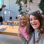 Justine Ezarik Instagram - Vision Pro launch at The Grove !