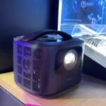Justine Ezarik Instagram – Ever since I reviewed this Nexigo projector last year, I’ve been obsessed with projector tech! So cool to see them at #ces with some new tech!
