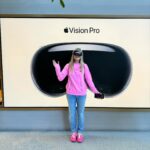 Justine Ezarik Instagram - Vision Pro launch at The Grove !