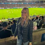 Justine Ezarik Instagram - Just went to my first soccer (football?) game ever!!! ⚽️ I learned everything I needed to know from Ted Lasso.. hehe