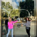 Justine Ezarik Instagram - Vision Pro launch at The Grove !