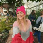Justine Ezarik Instagram - Fun lil family trip to Pittsburgh! Visited the Philips Conservatory to see the flowers and lights.. the child wasn’t very entertained 😂 then we tried ice skating but she quit and said “I’m going to go back when I’m good at it” hahahaha I’m gonna adopt that motto into 2024 😂