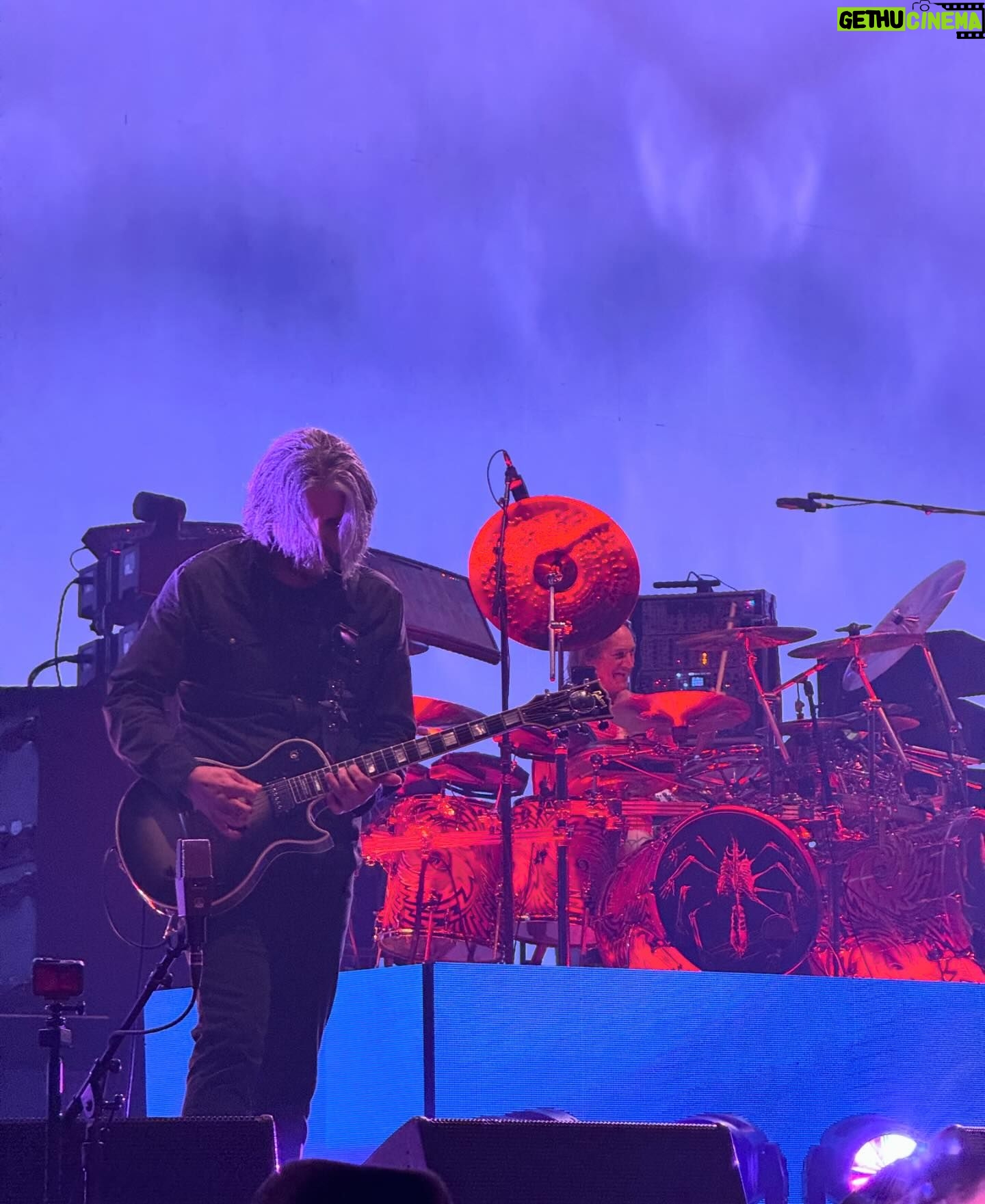 Justine Ezarik Instagram - Had so much fun at the LA @toolmusic show last night! I think this was my 11th one! Fun fact, Tool has been a huge inspiration in my life from an early age I had also always loved their music because it was so different and complex. I was obsessed with their visuals in high school and looked up to @adamjones_tv’s art and creative direction which ultimately led me into exploring video making. I didn’t have anything to film so I’d make little clay figures in art class and try to film and animate them like their music videos. That didn’t go well, but I discovered Flash and that was so much fun.. that took me into web development and then somewhere along the way I came back to video and have always loved the ability to use it for storytelling. Back in 2018 after an uncomfortable encounter and feeling pretty low all together.. I wanted to start training martial arts. I had always heard Maynard @iamthebriefcase talk about how incredible Jiu Jitsu was and so I gave that a shot! Even though Covid and injuries have set me back me back many times.. it’s truly something that has changed my life for the better time and time again. He also just got his black belt which is super cool!! 🙏🏻 🥋 I’ve also always wanted to play the drums because of @dannycarey_tool but I’ve run out of time for hobbies 😂 Thanks to my sister @jennaezarik who is a forced fan by proxy. She’s been to at least 5 shows and knows a few words to some songs hahaha. She also used to have to listen to my guitar phase in life trying to learn all the intros to Tool’s songs. Our rooms were right next to each other growing up so you can only imagine what an ear full THAT WAS!!