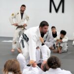 Justine Ezarik Instagram - Such a fun seminar with @marcusbuchecha at @merakijiujitsu! Thanks @jhuntmeraki! 🥋🖤💙🔥🔥