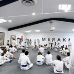 Justine Ezarik Instagram - Such a fun seminar with @marcusbuchecha at @merakijiujitsu! Thanks @jhuntmeraki! 🥋🖤💙🔥🔥