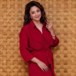 Jyothika Instagram - Take the world and paint it red 🌹❤️‍🔥 Outfit @twinklehanspal Earrings @bblingg_meghana @ascend.rohank Rings @blissbyhnk Footwear @taoparis.in Styling @radhikamehra Assisted by @keyurisangoi Makeup @devikasingh2 Hair @prachina_hair Photographer @arunprasath_photography