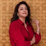Jyothika Instagram - Take the world and paint it red 🌹❤️‍🔥 Outfit @twinklehanspal Earrings @bblingg_meghana @ascend.rohank Rings @blissbyhnk Footwear @taoparis.in Styling @radhikamehra Assisted by @keyurisangoi Makeup @devikasingh2 Hair @prachina_hair Photographer @arunprasath_photography